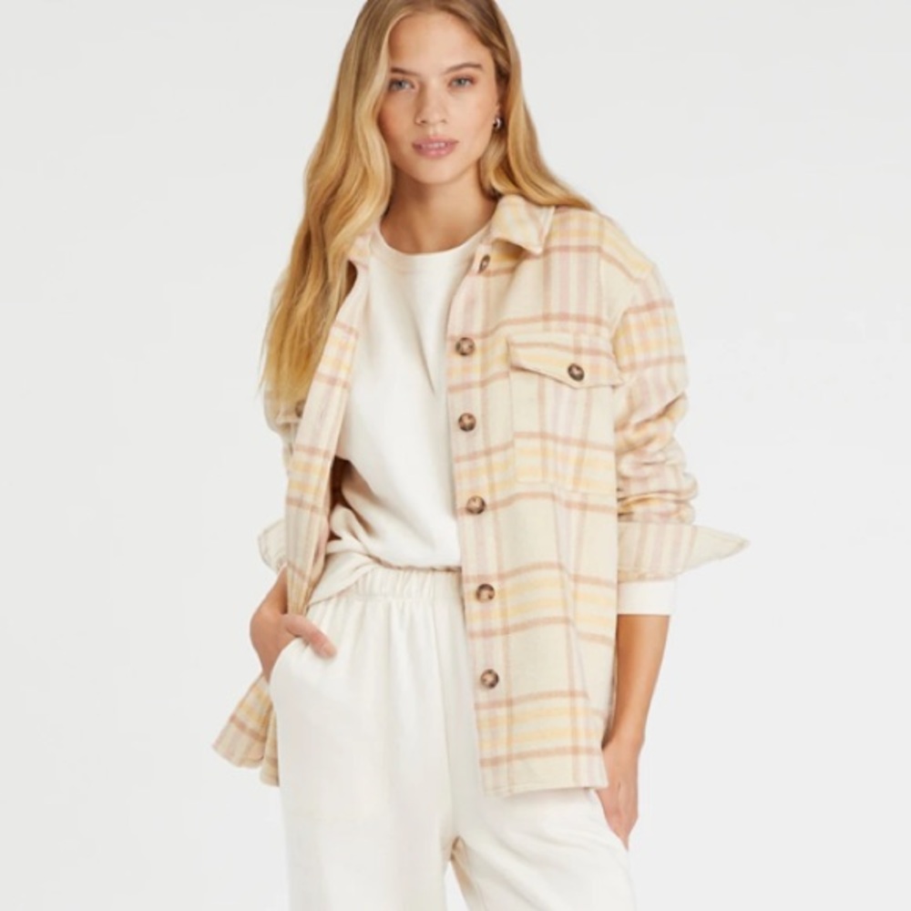 Sanctuary Shacket - Maple Plaid